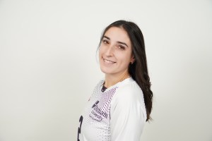 Emily in her Durham uniform