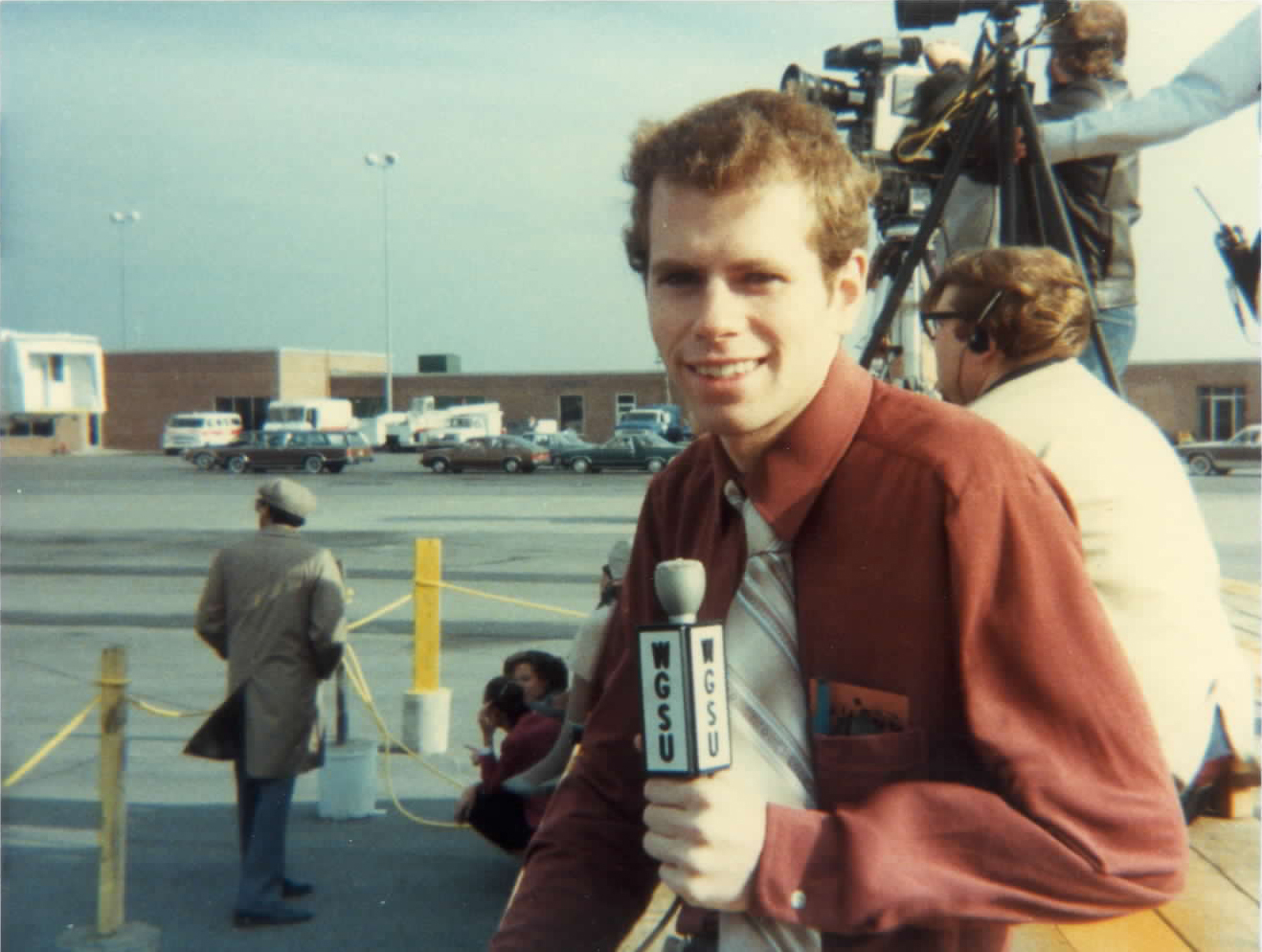 Michael Saffran '85 getting ready for an interview