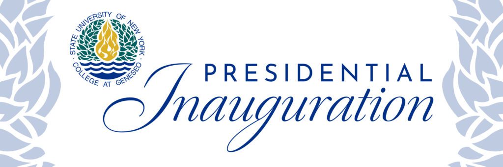 Presidential Inauguration and college seal