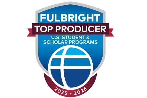 Top Producer Fulbright US Student and Scholar Programs badge