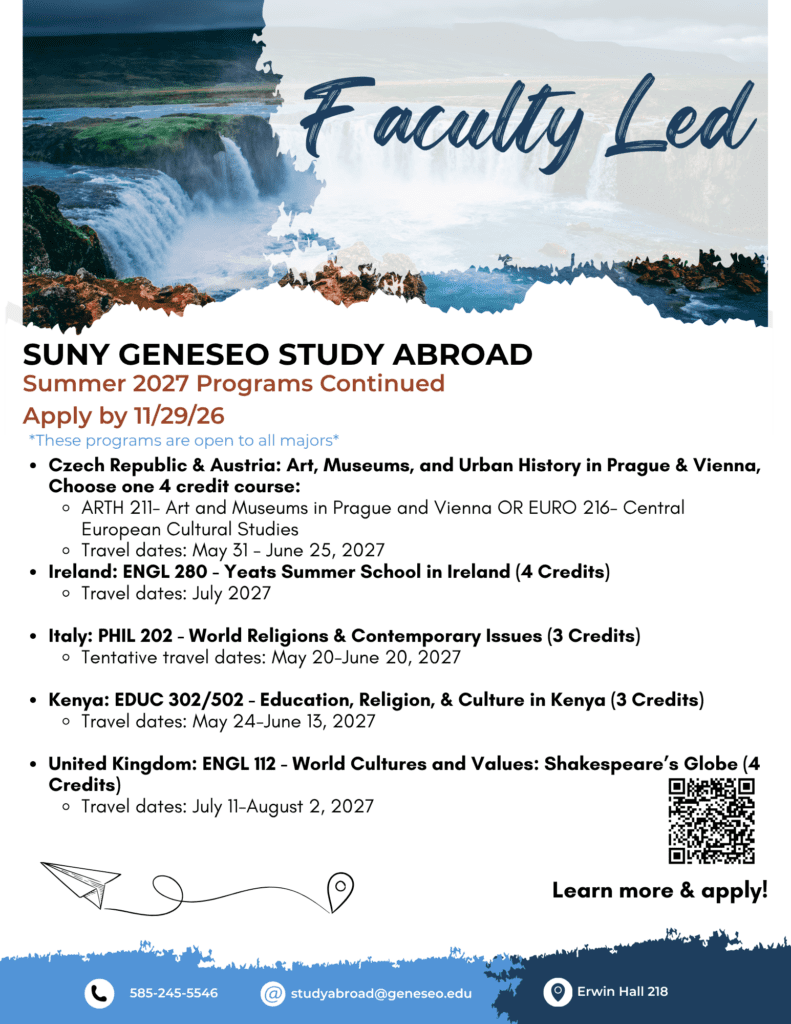 Faculty-Led AY 2024-2025, Summer Programs (1)