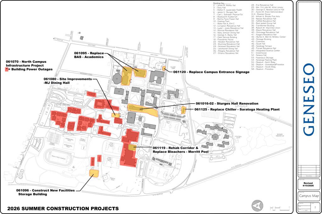 2026 Summer Construction Map