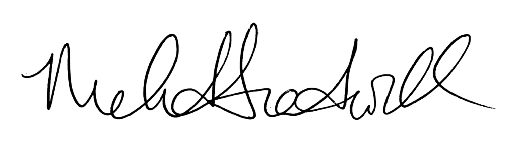 Melinda Treadwell signature