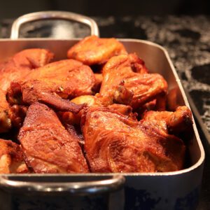 Smoked barbecue chicken