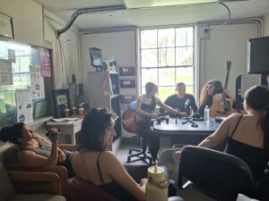 Beyond Chaotic at WGSU Studio with Emma and Ava, WGSU Marketing Directors