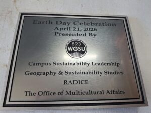 2026 Earth Day Celebration plaque