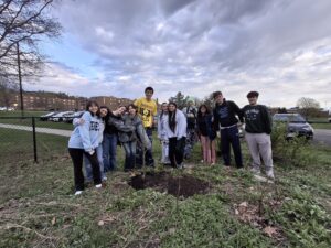 WGSU members with 2026 Earth Day Celebration Tree