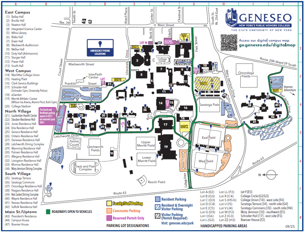26-27 Geneseo Map