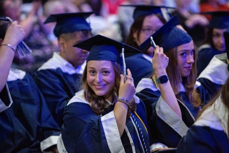 geneseo students at commencement