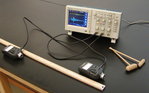Sound Speed lab setup