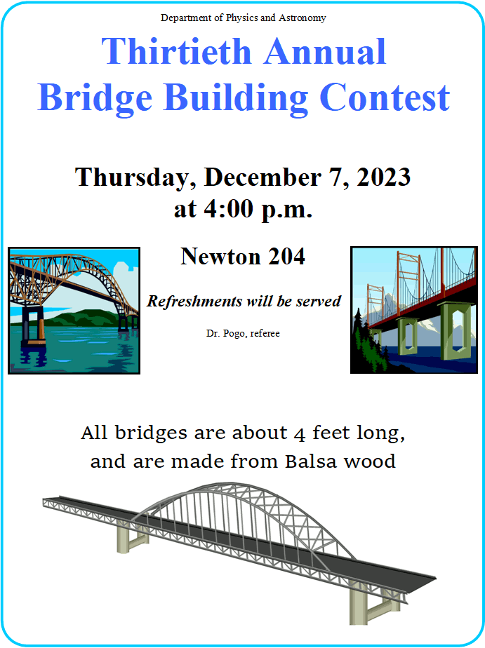 Ad for 2023 bridge contest