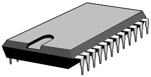 clip art of electronic chip